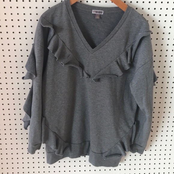 Chelsea28 Ruffle Sweatshirt - Picture 2 of 4